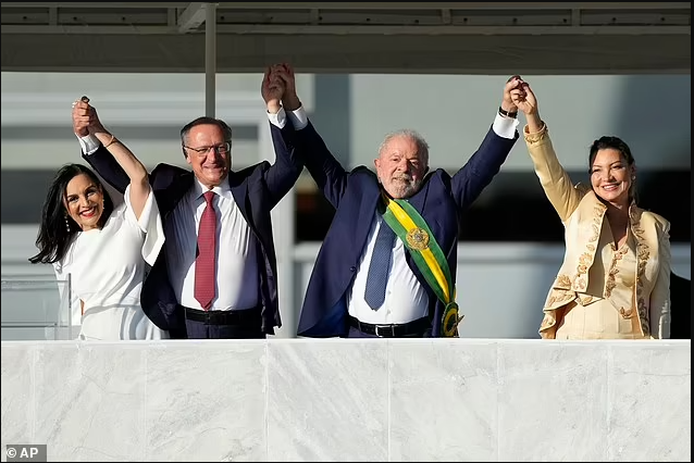Lula da Silva sworn in as Brazil's president as predecessor Jair Bolsonaro flies to US after refusing to concede defeat
