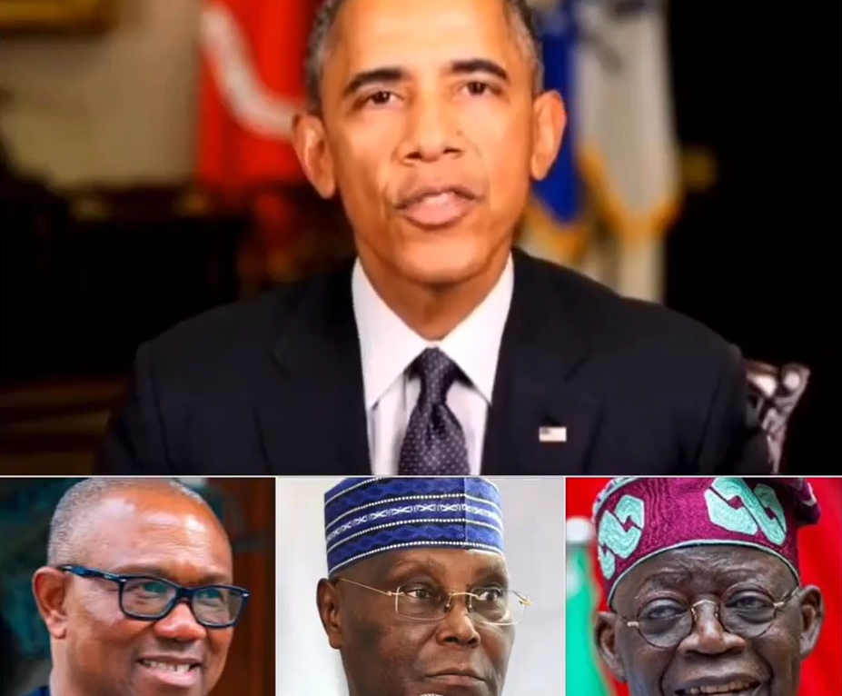 Old video of former US President Barack Obama pleading with Nigerians to act peacefully during the 2015 General Elections former US President Barack Obama pleading with Nigerians to act peacefully during the 2015